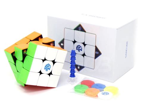 Cubo Mágico 3x3x3 Gan 356 XS Magnético Stickerless Cuber Brasil