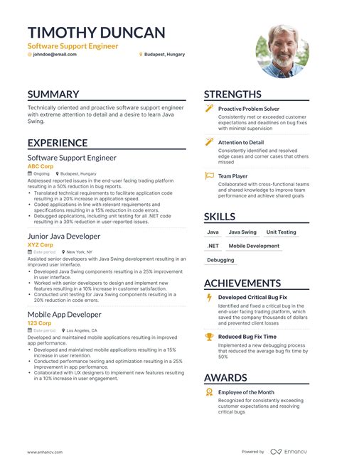 5 Software Support Engineer Resume Examples And Guide For 2023