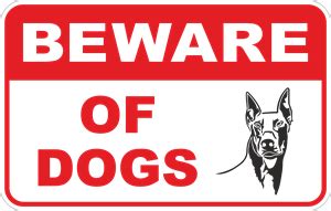 beware of dog Logo PNG Vector (CDR) Free Download