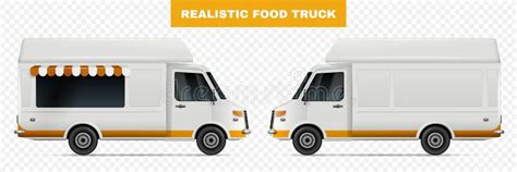 Realistic Food Truck Stock Illustrations 496 Realistic Food Truck