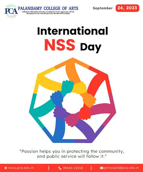 International Nss Day Palanisamy College Of Arts