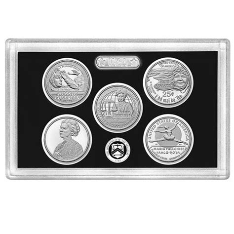 2023 American Women Silver Quarter Proof Set 5 Coins | International ...