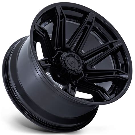 22 Fuel Wheels FC401MX Brawl Matte Black With Gloss Black Lip Off Road