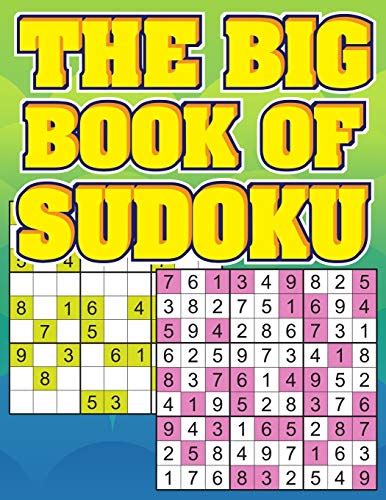 The Big Book Of Sudoku Sudoku Puzzle Books For Adults Sudoku