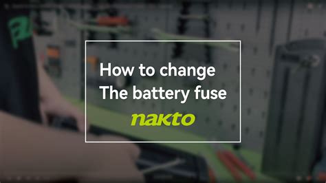 Quick Easy Nakto Ebike Camel Battery Fuse Replacement Guide Diy