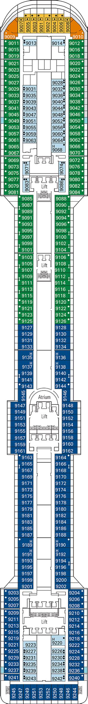 Msc Fantasia Deck Plan