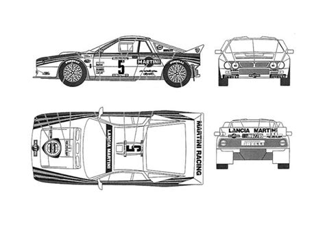 Download drawing Lancia Rally 037 Martini Coupe 1983 in ai pdf png svg formats