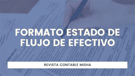 Formato De Estado De Flujo De Efectivo Noticiero Contable