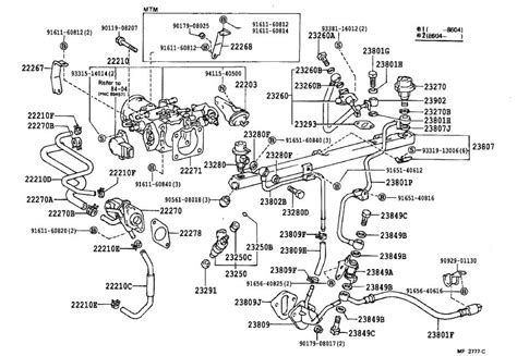 Toyota Supra Hose Air No 1for Idle Speed Control Valve System