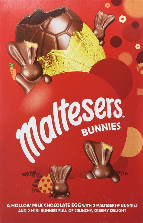 Maltesers Malt Easter Bunny Medium Chocolate Easter Egg 172 G Pack Of