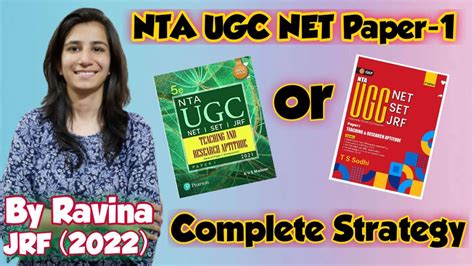 Ugc Net Paper Complete Strategy Best Books How To Score Marks