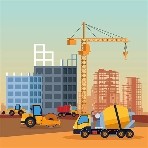 Cartoon Construction Site Background Images Result - Samdexo