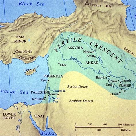 Mesopotamia Map With Cities