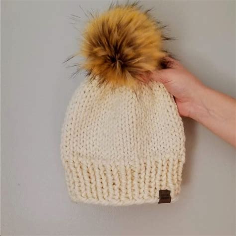 Faux Fur Pom Pom Etsy Canada