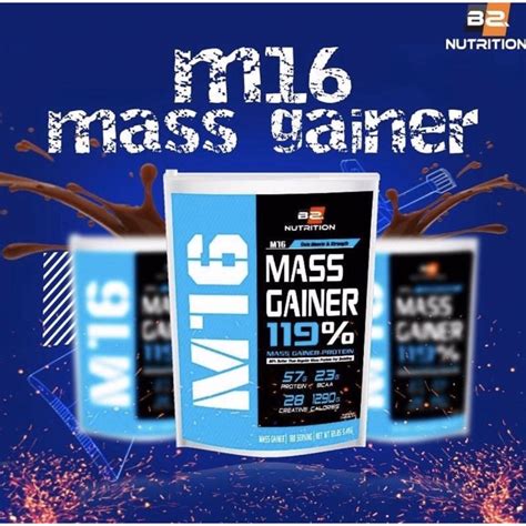 M16 Mass Gainer By Bs Nutrition 12 Lbs54 Kg Free Shaker Shopee Malaysia