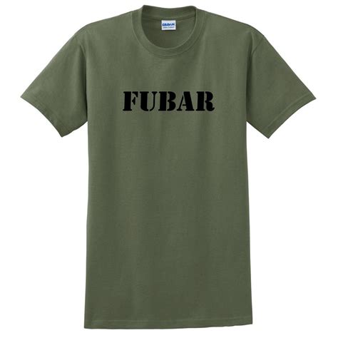 Fubar Tee Shirt Olive Fubar Tshirt Fubar Tee Military Etsy