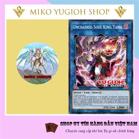 Miko Yugioh Thẻ Bài Yugioh Chính Hãng Tiếng Nhật Unchained Soul King Yama Dune Shopee Việt Nam