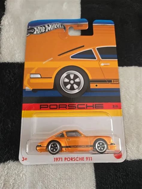 2024 HOT WHEELS 1971 Porsche 911 Orange Porsche Series 2 6 Walmart EUR 5 22 PicClick FR