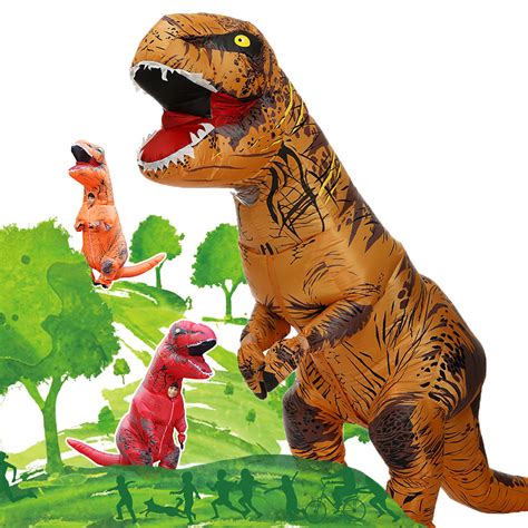 Inflatable Orange T Rex Costumes For Kids Inflatable Halloween