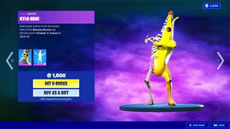 Fortnite Peely Bone Skin In Itemshop Review Should You Buy It Youtube