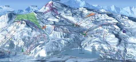 Plan Your Stay With The Map Of The Slopes Esf Tignes Val Claret