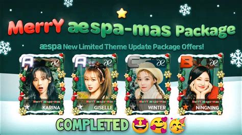 Superstar SMTOWN Completed Aespa Merry Aespa Mas Limited Theme