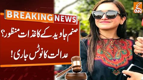 Watch Breaking News From Court For Sanam Javed Elections Gnn