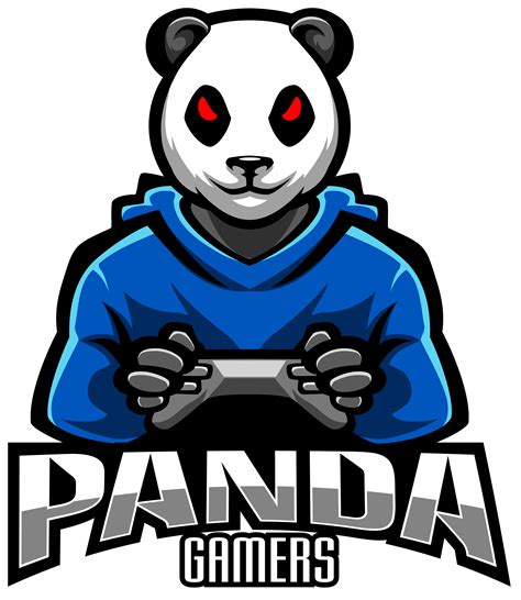 Panda Gamers Esport Mascot Logo By Visink Thehungryjpeg