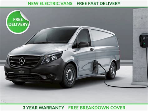 New Mercedes Benz E Vito L2 H1 Electric Panel Van 2024 Free Uk