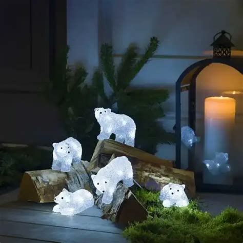 Led Polar Bears Christmas Decoration Fantasy Christmas Lights