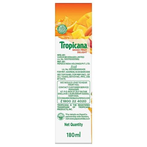 Tropicana Mixed Fruit Delight Fruit Juice Ml Jiomart