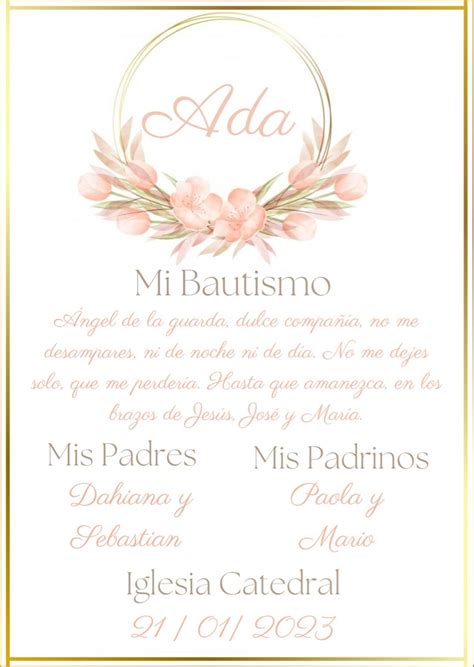 Plantillas Invitaciones Bautizo Gratis Para Editar Artofit