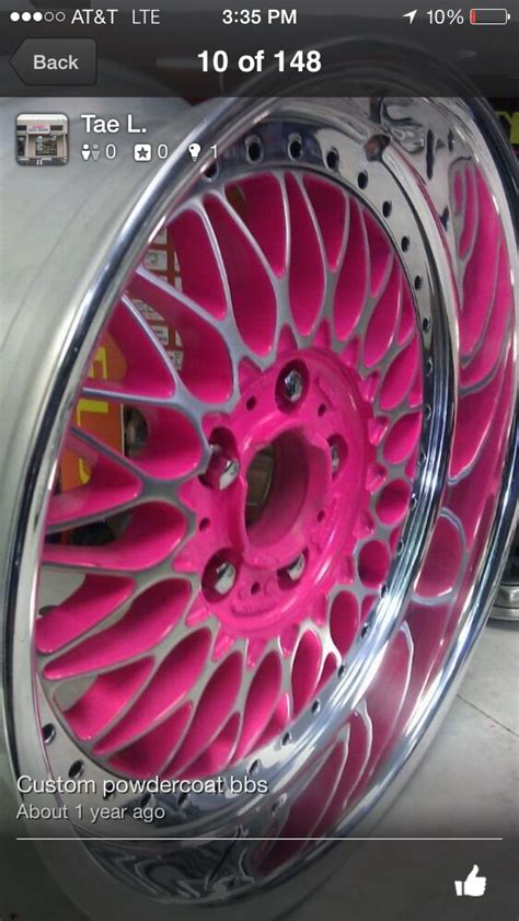 Nice Customized Pink Rims