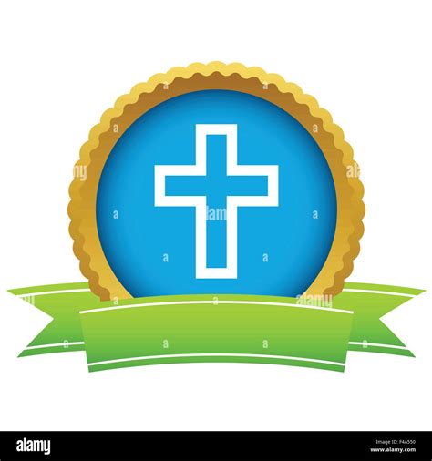 Gold Christianity Logo Stock Photo Alamy