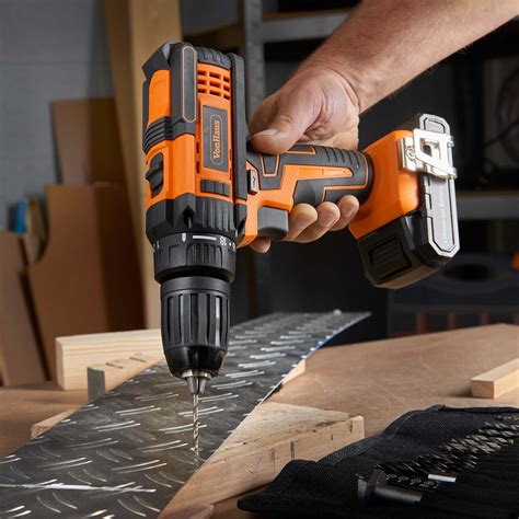 VonHaus 18V Cordless Drill Driver With 26pc Accessory Set EBay