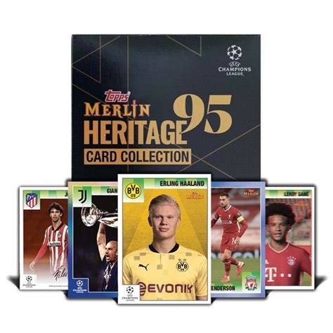 Topps Merlin Heritage Uefa Champions League Soccer Cards