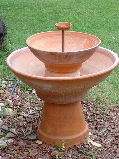 Diy Outdoor Bird Bath Fountain Ideas