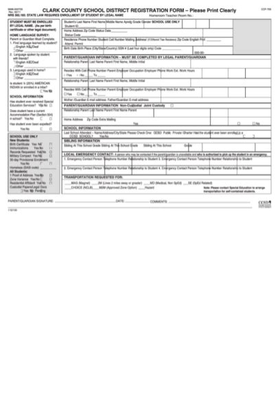 Clark County District Court Arbitration Forms - CountyForms.com