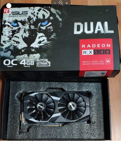 Asus Radeon Rx 580 Dual Oc Edition 4gb Gddr5 256 Bit Grafička Kartica