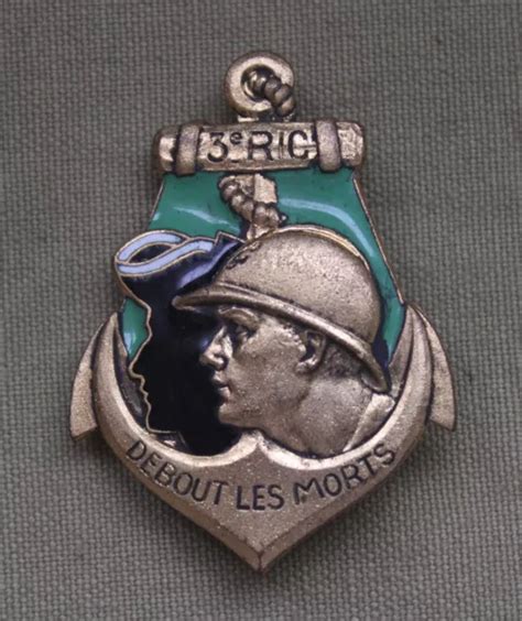 Insigne Du 3Ème Régiment Dinfanterie Coloniale Drago Paris H398 Eur