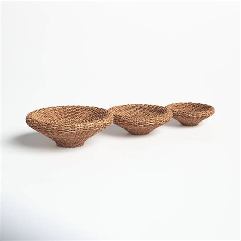 Birch Lane™ 3 Piece Seagrass General Basket Set Wayfair