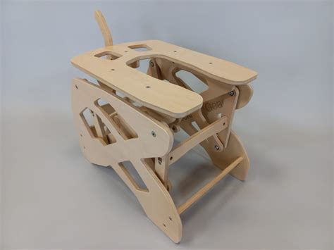 Unique Gliding Sex Stool Fuck Machine For Dildo New Wood Color Adult Sex Furniture Made By