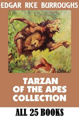 Tarzan Of The Apes Series Collection Edgar Rice Burroughs Includes