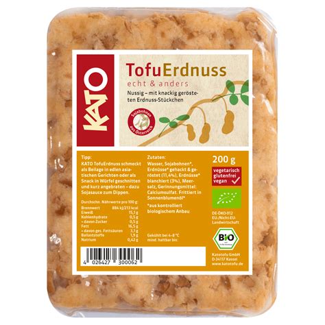 Kato Bio Tofu Erdnuss 200g Bei REWE Online Bestellen