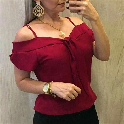 Pin De Natália Cruz Em Costura Sem Segredos Moda Feminina Moda Blusas Femininas