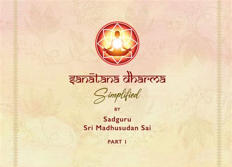 Sanatana Dharma Simplified, Vol 1 (English) (Hard Cover) - Sri Sathya Sai Premamrutha Prakashana