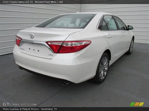 2015 Toyota Camry Xle V6 In Blizzard Pearl White Photo No 102971965