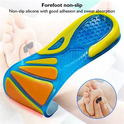 Silikon Non Slip Gel Weiche Sport Schuh Sohle Massieren Orthop Dische