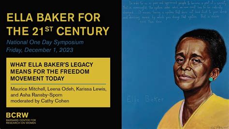 Ella Baker For The St Century What Ella Bakers Legacy Means For The