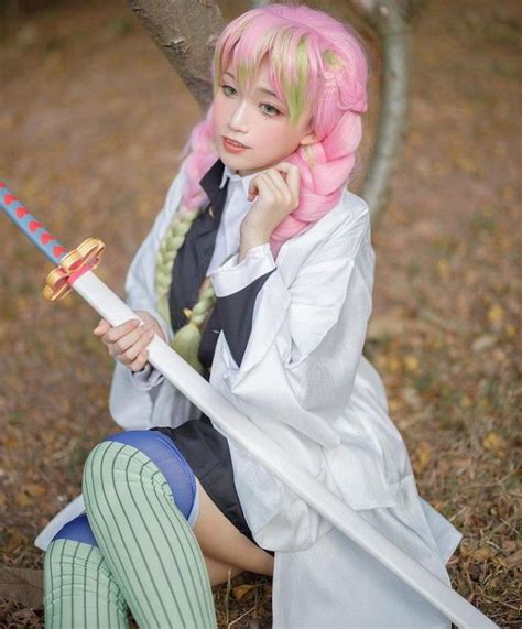 Mitsuri Kanroji Cosplay Figuras De Galerías